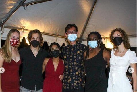 Masked students attend Grace Hopper’s September Soiree