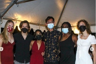 Masked students attend Grace Hopper’s September Soiree